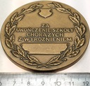 Medal Za Ukończenie Szkoły Chorążych Wyróżnieniem MON PRL