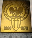 Medal 1976 Zarząd XI Sztabu Generalnego WP 1966 plakieta plakietka