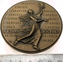 Medal 1985 WOLNOŚĆ 40 rocznica Zwycięstwa Nad Faszystowskimi Niemcami 1945