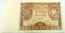 1934 100 zł Sto Złotych Seria BJ banknot