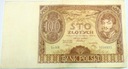 1934 100 zł Sto Złotych Seria BM banknot