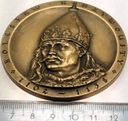 medal 07 Bolesław Krzywousty Seria Królewska Poczet 1985-1987 PTTK Mennica
