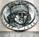 medal 16 Leszek Czarny Seria Królewska Poczet 1985-1987 PTTK Chełm Mennica
