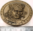 medal 19 Władysław Łokietek Seria Królewska Poczet 1985-1987 PTTK Mennica