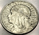 10 zł złotych 1932 Głowa Kobiety Polonia Jadwiga Babka SREBRO