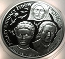 20 zł złotych 2009 Polacy Ratujący Żydów Sendlerowa Getter Kossak SREBRO