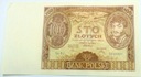 1934 100 zł Sto Złotych Seria BJ banknot