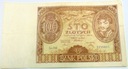 1934 100 zł Sto Złotych Seria BW banknot