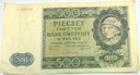 1940 500 zł Pięćset Złotych seria A Góral