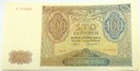 1941 100 zł Sto Złotych seria D Gubernia banknot (nr 1)