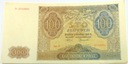 1941 100 zł Sto Złotych seria D Gubernia banknot (nr 2)
