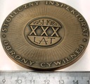 Medal 1981 Stołeczny Inspektorat Obrony Cywilnej XXX lat OC Warszawa BRĄZ