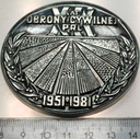 Medal 1981 XXX lat Obrony Cywilnej PRL OC 1951 MENNICA