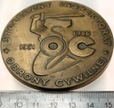Medal 1986 Stołeczny Inspektorat Obrony Cywilnej 35 lecie OC Warszawa BRĄZ