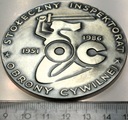 Medal 1986 Stołeczny Inspektorat Obrony Cywilnej 35 lecie OC Warszawa