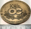 Medal 1991 Stołeczny Inspektorat Obrony Cywilnej XV lat 1951 Warszawa