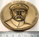 Medal 1985 Józef Piłsudski Niepodległość 1918 PTAiN MENNICA BRĄZ
