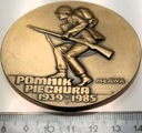Medal 1985 Pomnik Piechura 1938-1985 Mława MENNICA BRĄZ