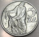 5 zł złotych 1960 RYBAK, moneta z Rybakiem