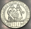 100 zł 1966 Mieszko Dąbrówka Tysiąclecie Państwa Polskiego SREBRO