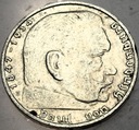 Niemcy 2 marki 1937 Hindenburg SREBRO