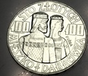 PRÓBA 100 zł 1966 Mieszko Dąbrówka Tysiąclecie Państwa PÓŁPOSTACIE