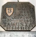 Medal 1976 ZAWISZA BYDGOSZCZ XXX-lecie Wojskowego Klubu Sportowego plakieta
