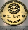 Medal 2000 80 lat Polskiej Służby Hydrograficznej Marynarka Wojenna 1920