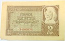 1940 2 zł, Dwa Złote, banknot Seria B