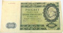 1940 500 zł Pięćset Złotych seria A Góral