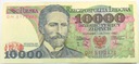 1988 10000 zł złotych Wyspiański seria DM banknot