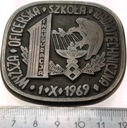 Medal 1969 Wyższa Oficerska Szkoła Radiotechniczna 1 Inauguracja plakieta