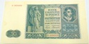 1941 50 zł Pięćdziesiąt Złotych Seria D banknot