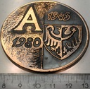 Medal 1980 XXXV lat Administracji Wojskowej XXV lat WKU Wrocław 1