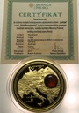 Szlak Bursztynowy 1 dolar Niue 2011 Europa LUSTRZANA SREBRO