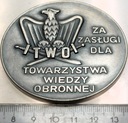 Medal Za Zasługi dla Towarzystwa Wiedzy Obronnej TWO MENNICA