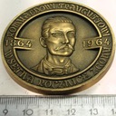 Medal 1964 Romualdowi Trauguttowi w Setną Rocznicę Zgonu Londyn Emigracja