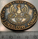 Medal 1985 3 Pułk Strzelców Konnych 1815 1939
