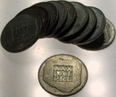 LOT zestaw 10 x 200 zł 1974 XXX lat PRL SREBRO
