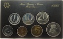 Zestaw Polskie Monety Obiegowe 1986 blister set Mennica