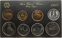 Zestaw Polskie Monety Obiegowe 1988 blister set Mennica