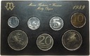 Zestaw Polskie Monety Obiegowe 1989 blister set Mennica