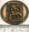 Medal MAŁY 1988 KATYŃ Matka Boska orzeł wojskowy PTAiN Szczecin BRĄZ