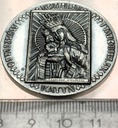 Medal MAŁY 1988 KATYŃ Matka Boska orzeł wojskowy PTAiN Szczecin SREBRZONY