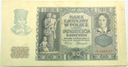 1940 20 zł Dwadzieścia Złotych, banknot Seria H