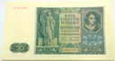 1941 50 zł Pięćdziesiąt Złotych Seria A banknot