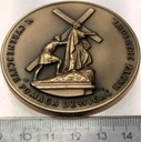 Medal Stacja 05 V Droga Krzyżowa Cyrenejczyk Pomaga Nieść Krzyż Jezusowi