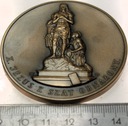 Medal Stacja 10 X Droga Krzyżowa Jezus z Szat Obnażony INCO VERITAS BRĄZ