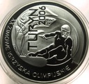10 zł złotych 2006 Turyn Igrzyska Olimpiada Snowboard SREBRO