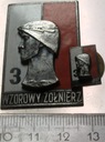 Odznaka typ2 Wzorowy Żołnierz 3 klasy Mennica + MINIATURKA